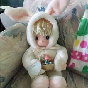 Precious Moments Snowflake Doll  #5379 1985 Easter Bunny